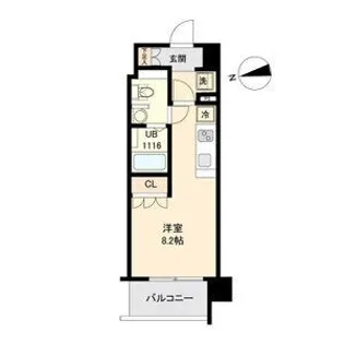 LaSante薬師堂【5階】の間取り
