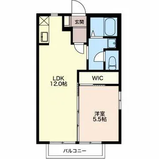 コアロード宮前【2階】の間取り