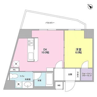 プロスペクト西巣鴨【2階】の間取り