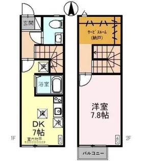 ~アートヒルズC~【1階】の間取り