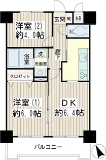 NICEアーバン鶴見中央II【6階】の間取り