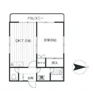 平野ビル【2階】の間取り