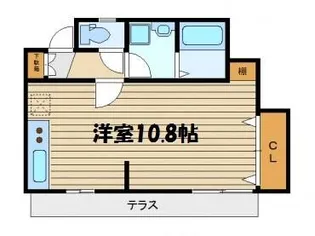 フェリオ【1階】の間取り