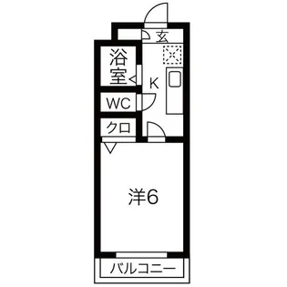 キリンハイツ信和【2階】の間取り
