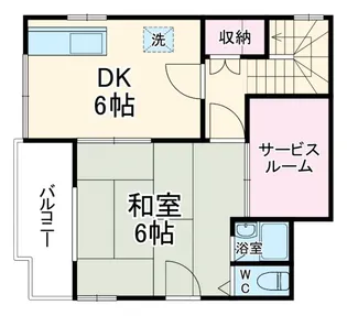 TOP HILL HAYAKAWA【2階】の間取り
