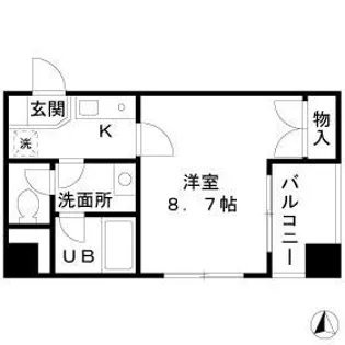 ウイングユキクラ【2階】の間取り