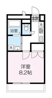 アンプルール フェール リズ【1階】の間取り