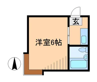 モイドーマ日吉【1階】の間取り