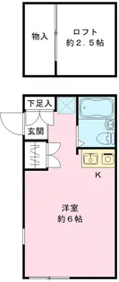 キャッスル青木【2階】の間取り