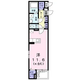 リアン M【4階】の間取り