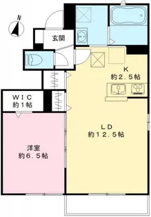 ラーク見川 A【1階】の間取り