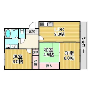 ティアラ武庫川パート2【1階】の間取り