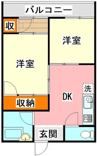 OASIS片島【4階】の間取り