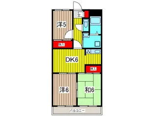 メゾン須賀【4階】の間取り