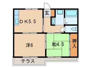 コートSS【1階】の間取り