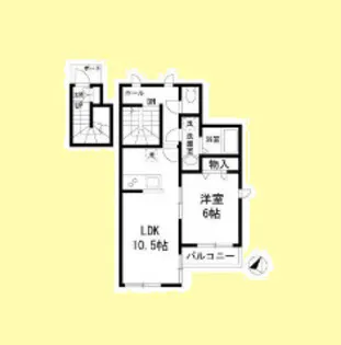 ハイム コルヌイエ A棟の間取り
