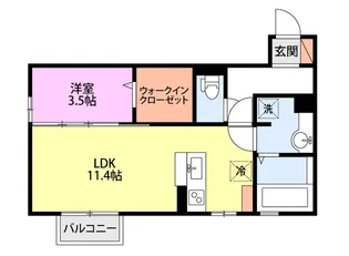 リヤン【2階】の間取り