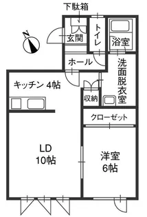 る・ぐらん鳥取北【1階】の間取り