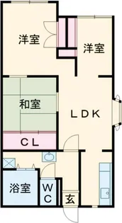 砧サンハイム【1階】の間取り