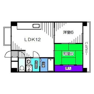 コンフォート北花田【3階】の間取り
