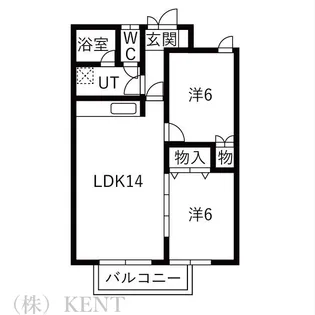 Well・in発寒【1階】の間取り