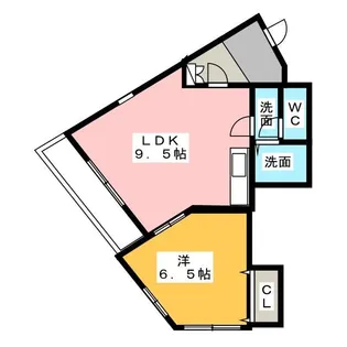 MG押切【4階】の間取り