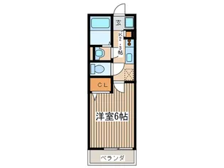 ミラコスタ東海岸【2階】の間取り