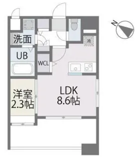 アルティザ博多南リバーフロント【3階】の間取り