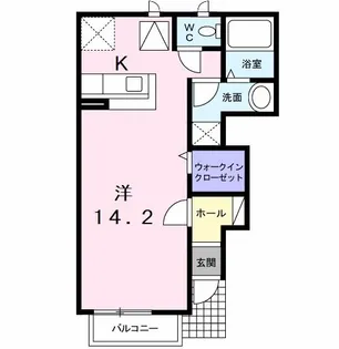 エクセレンテ・F 四番館【1階】の間取り