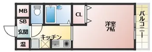 CASAROSEHILL【7階】の間取り