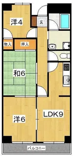 ケー・アール・プラザ【3階】の間取り