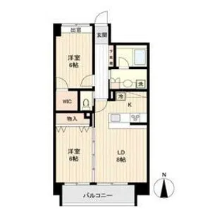 シエナ仙台II【3階】の間取り