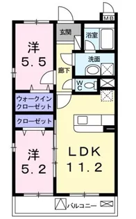 あざみ野グランカーサII番館【1階】の間取り