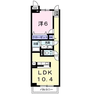 サンリット グローヴ【2階】の間取り
