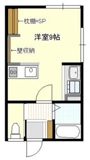 ビバライフ海南【1階】の間取り