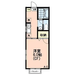 ミレニアムレジデンス【1階】の間取り