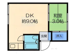信開ハイハウス 神野西【2階】の間取り