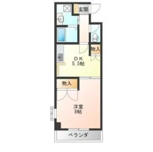 大通り秀栄マンション【2階】の間取り