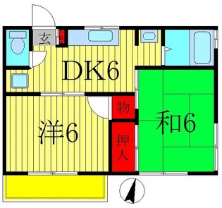はいむ はなみずき【2階】の間取り