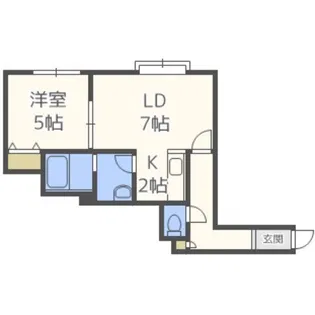 ビーブルー【2階】の間取り