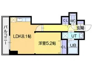 Grace Villa一番館(グレースヴィラ一番館)【2階】の間取り