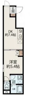 レ・メゾン入谷【3階】の間取り