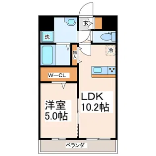 SQUARE元気の森公園【3階】の間取り