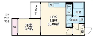 Revive相武台前【3階】の間取り