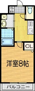 A-mon JR西大路【5階】の間取り