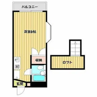 コーポ藤【2階】の間取り