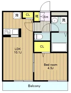 リブリ・瀬谷【1階】の間取り