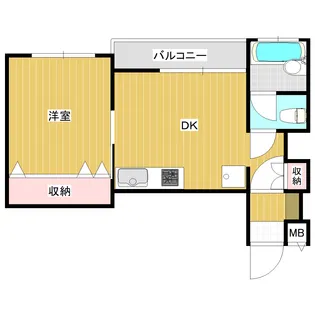 マック新宿コート【2階】の間取り
