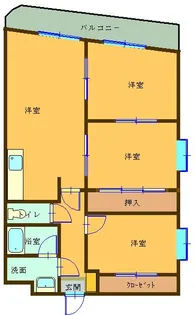 クレール・K【2階】の間取り