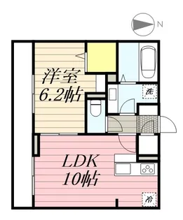 東京都練馬区石神井町1【アパート】の間取り